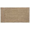 vidaXL Covor de zonă Natural și Negru 100 x 200 cm Iută