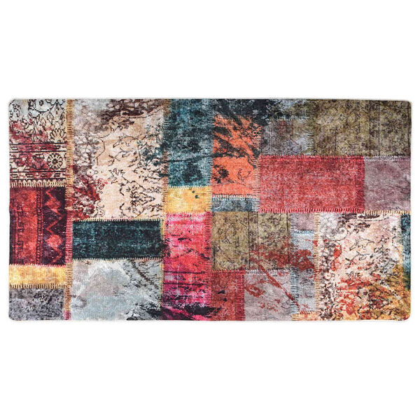 vidaXL Covor lavabil, mozaic multicolor, 190x300 cm