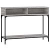 vidaXL Măsuță consolă, gri sonoma, 100x30,5x75 cm, lemn prelucrat
