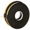 vidaXL Bandă din spumă autoadezivă 2 pcs Negru 10mm x 10m Spumă CR