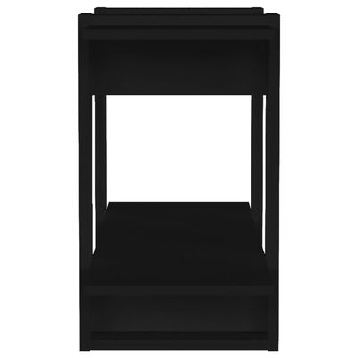 vidaXL Bibliotecă/Separator cameră, negru, 80x30x51 cm
