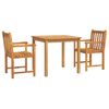 vidaXL Set mobilier de grădină, 3 piese, lemn masiv de acacia