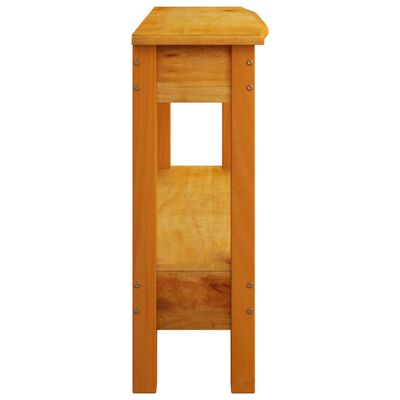 vidaXL Masă consolă cu sertar, 110x30x75 cm, lemn masiv mahon