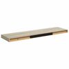 vidaXL Raft de perete suspendat, stejar, 90x23,5x3,8 cm, MDF