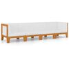 vidaXL Set mobilier de grădină cu perne, 4 piese, lemn masiv de acacia