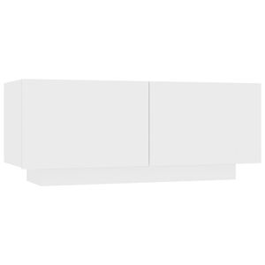 vidaXL Noptieră, alb, 100x35x40 cm, lemn prelucrat
