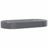 vidaXL Strat &icirc;nălțat grădină 296x140x36 cm oțel galvanizat