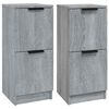 vidaXL Dulapuri, 2 buc., gri sonoma, 30x30x70 cm, lemn prelucrat