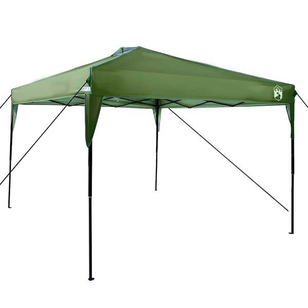 vidaXL Cort cu Copertină Manual Verde 290 x 290 x 251 cm țesătură