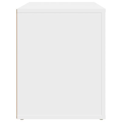 vidaXL Noptieră, alb, 60x36x45 cm, lemn compozit