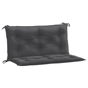 vidaXL Pernă bancă de grădină 2 buc melanj antracit 100x50x7 cm textil