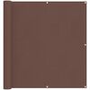 vidaXL Ecran de balcon Maro 110 x 200 cm Material Oxford