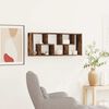 vidaXL Raft de perete, stejar fumuriu, 36x16x90 cm, lemn prelucrat