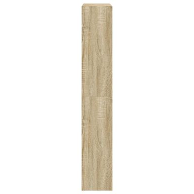 vidaXL Pantofar, stejar sonoma, 80x21x125,5 cm, lemn compozit