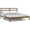 vidaXL Cadru de pat Super King, maro miere, 180x200 cm, lemn masiv
