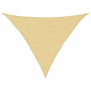vidaXL Parasolar, nisipiu, 2,5x2,5x3,5 m, 100% poliester Oxford