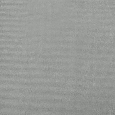 vidaXL Canapea pentru copii, gri deschis, 70x45x26 cm, catifea