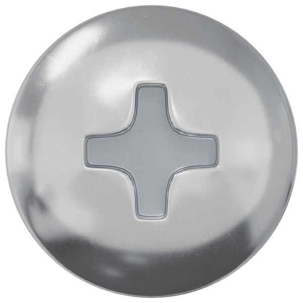 vidaXL Șurub din Lemn 2 pcs Argintiu 9,8 x 53 mm Oțel