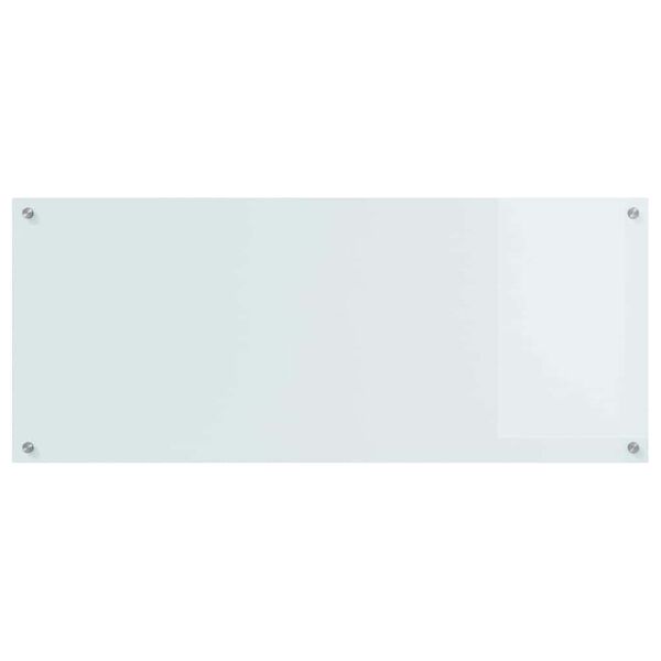 vidaXL Spate de bucătărie Alb 120 x 50 x 0.6 cm sticlă securizată