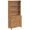 vidaXL Hutch ASKIM Ceară de Miere 91 x 40 x 184 cm Lemn de pin masiv