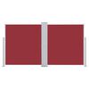 vidaXL Copertină laterală retractabilă, roșu, 170 x 600 cm