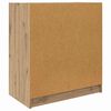 vidaXL Dulap lateral Stejar Artizanal 68 x 37 x 75,5 cm Lemn compozit