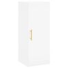 vidaXL Dulap &icirc;nalt, alb, 34,5x34x180 cm, lemn prelucrat