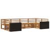 vidaXL Set de canapele de exterior 6 pcs natural