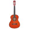 vidaXL Set de chitară clasică de &icirc;ncepători, 8 piese, 3/4 36"