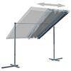 vidaXL Pavilion acoperiș &icirc;nclinabil retractabil antracit 350x253x196cm