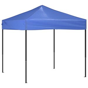 vidaXL Cort pliabil pentru petrecere, albastru, 2x2 m