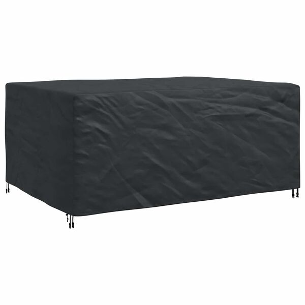 vidaXL Husă pentru mobilă Simplu Negru 240 x 180 x 100 cm 210D