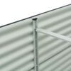 vidaXL Strat &icirc;nălțat de grădină, gri, 240x80x81 cm, oțel galvanizat