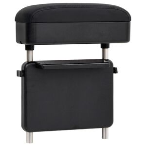 vidaXL Cotieră auto universală negru 23x8x(30-38) cm ABS