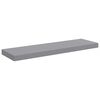 vidaXL Rafturi de perete suspendate, 4 buc., gri, 80x23,5x3,8 cm, MDF