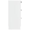 vidaXL Dulap, alb, 60x30x70 cm, lemn prelucrat