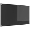 vidaXL Panou de bucătărie Gri &icirc;nchis 100 x 60 cm sticlă securizată