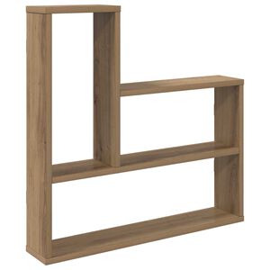 vidaXL Raft de perete Stejar Artizanal 60 x 11 x 60 cm Lemn prelucrat