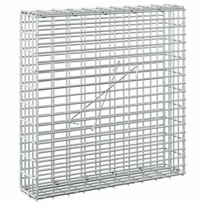 vidaXL Gabion cu Fir de 3,5 mm și Plasă de 5x2,5 cm 50x10x50 cm