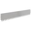 vidaXL Margine pentru gazon 10 pcs 103 x 20 cm Oțel Argintiu