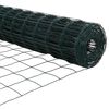vidaXL Gard Euro Verde 0.6 x 50 m Fier acoperit cu PVC