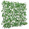 vidaXL Spalier cu iederă artificială, extensibil, verde, 186x30 cm
