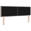 vidaXL Tăblie cap cu headboard Gri taupe 144 cm Piele artificială