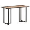 vidaXL Masă de bucătărie, 120 cm, lemn masiv reciclat