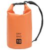 vidaXL Rucsac impermeabil, portocaliu, 10 L, PVC