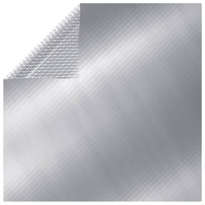vidaXL Prelată de piscină, argintiu, 975x488 cm, PE