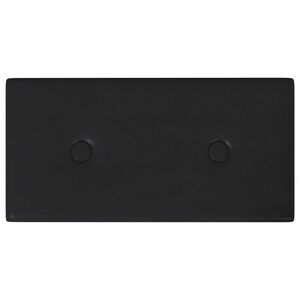 vidaXL Tăblie de Pat pentru Perete 12 pcs Negru 30 x 15 cm