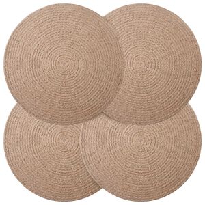 vidaXL Placemeti din iută 4 buc. natural 100% iută Tossa
