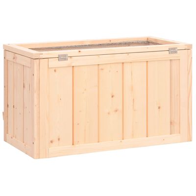vidaXL Cușcă pentru hamsteri, 60x30x35 cm, lemn masiv de brad