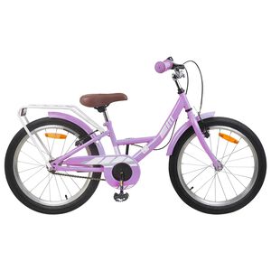 vidaXL Bicicletă pentru Copii 18 Inci pentru 5-7 ani Violet